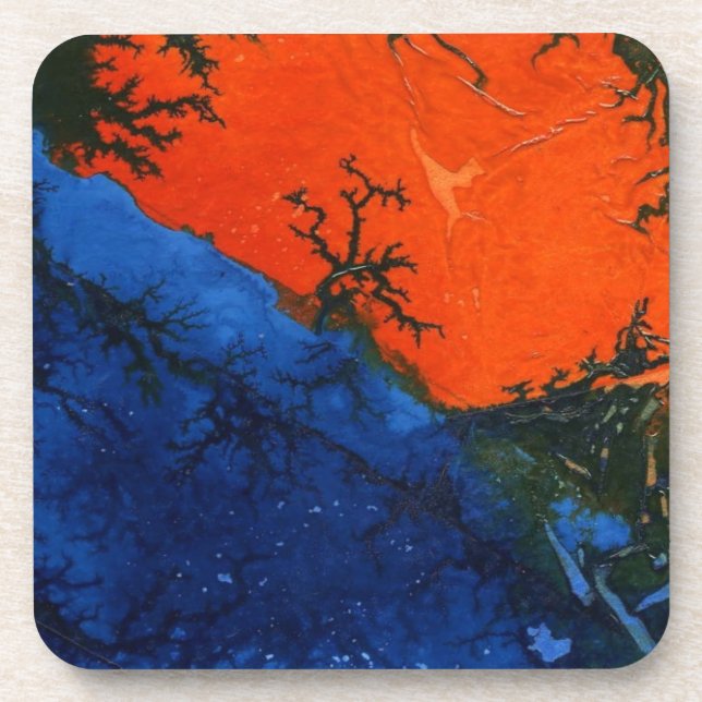 Abstrakt Art Cork Untersetzer (Vorderseite)