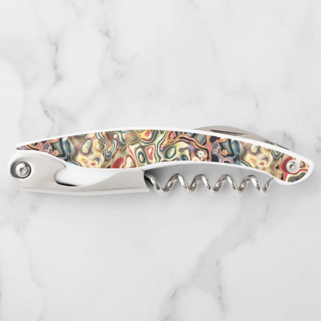 Abstrakt Art Corkschraube Kellnermesser (Vorderseite)