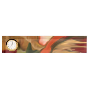 Abstrakt Art Cornucopia Namensplakette