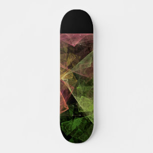 Abstrakt Art Cubic Space Skateboard