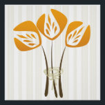 Abstrakt Art Deco Blume Bouquet Poster<br><div class="desc">Abstrakt Art Deco Stil Blume Bouquet Poster. Sie können es mit Ihrem Text personalisieren!</div>