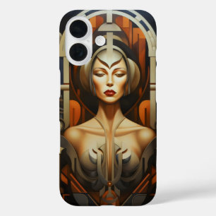 Abstrakt Art Deco iPhone 16 Hülle