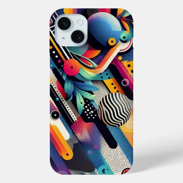 "Abstrakt Art Extravaganza iPhone Case" Case-Mate iPhone Hülle (Rückseite)