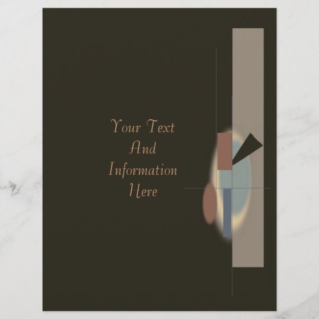 Abstrakt Art Flyer (Vorne)