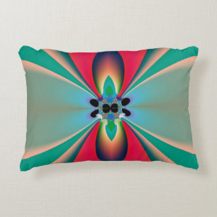 Abstrakt Art Funky Blume Zierkissen