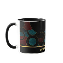 Abstrakt Art Geometric Coffee Tasse