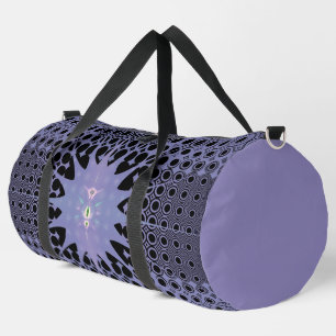 Abstrakt Art Lila Space Fraktal Duffle Bag