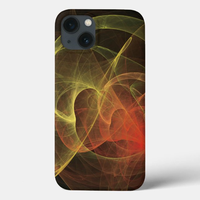 Abstrakt Art Magic Flame Case-Mate iPhone Hülle (Rückseite)