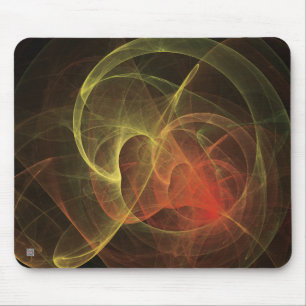 Abstrakt Art Magic Flame Mousepad
