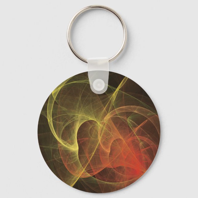 Abstrakt Art Magic Flame Schlüsselanhänger (Vorderseite)