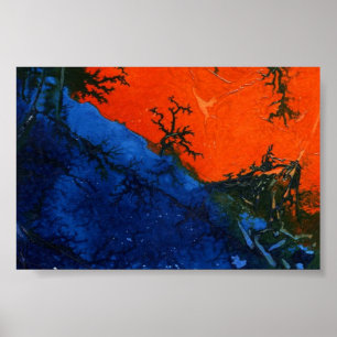 Abstrakt Art Mini-Poster Poster