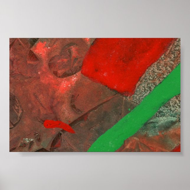 Abstrakt Art Mini-Poster Poster (Vorne)