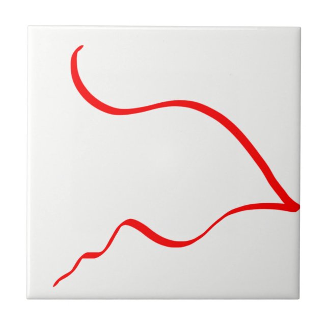 Abstrakt Art Minimalismus Minimalistisch Fliese (Vorderseite)