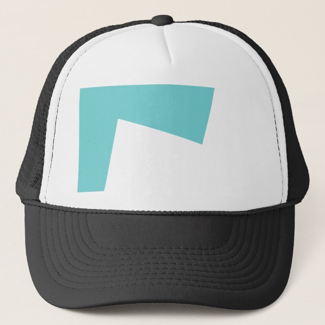 Abstrakt Art Minimalistic Truckerkappe (Vorderseite)
