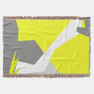 Abstrakt Art Minimalistisches Gelbgraues Decken