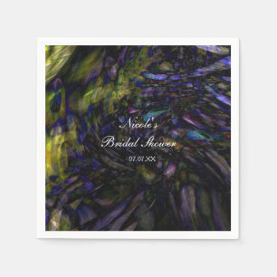 Abstrakt Art Modern Color Splash Geburtstagsparty Serviette