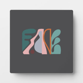 Abstrakt Art One Fotoplatte