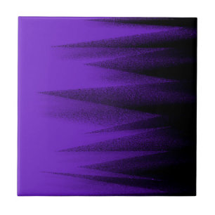 Abstrakt Art Pastel Lavendel Lila Black Fliese