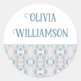 Abstrakt Art Personalisierte Geschenkklammer Runder Aufkleber