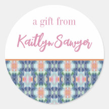 Abstrakt Art Personalisierte Geschenkklammer