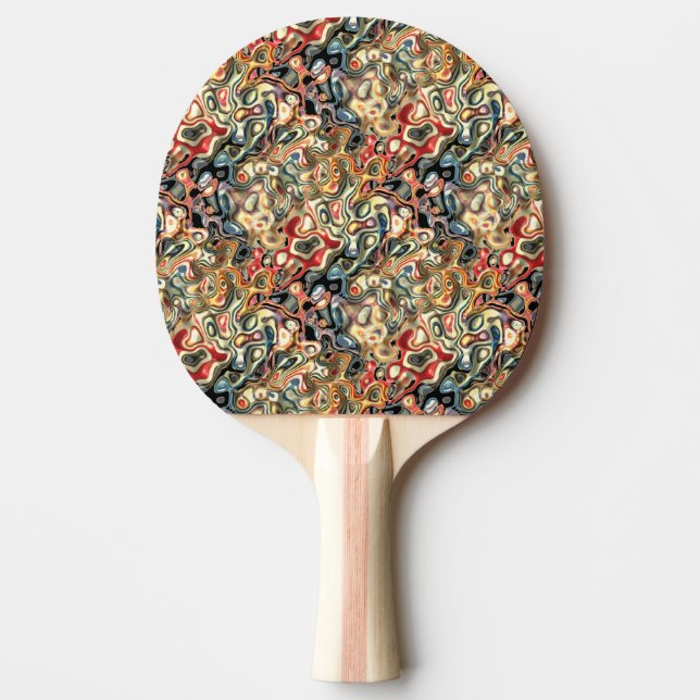 Abstrakt Art Ping Pong Paddle Tischtennis Schläger (Vorderseite)