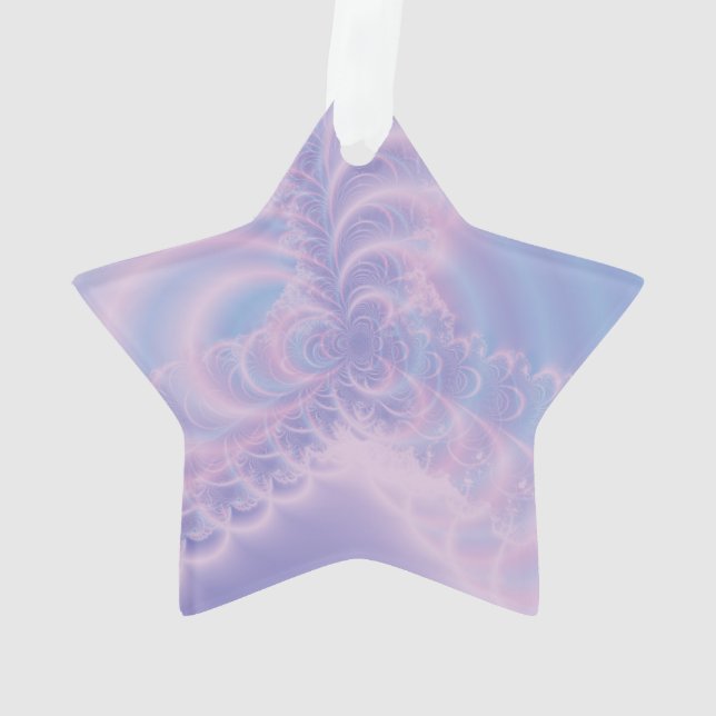 Abstrakt Art Pink Windmill Ornament (Rückseite)