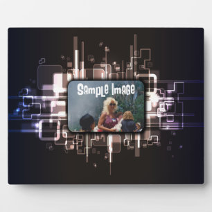 Abstrakt Art Plaque Fotoplatte