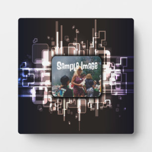 Abstrakt Art Plaque Fotoplatte