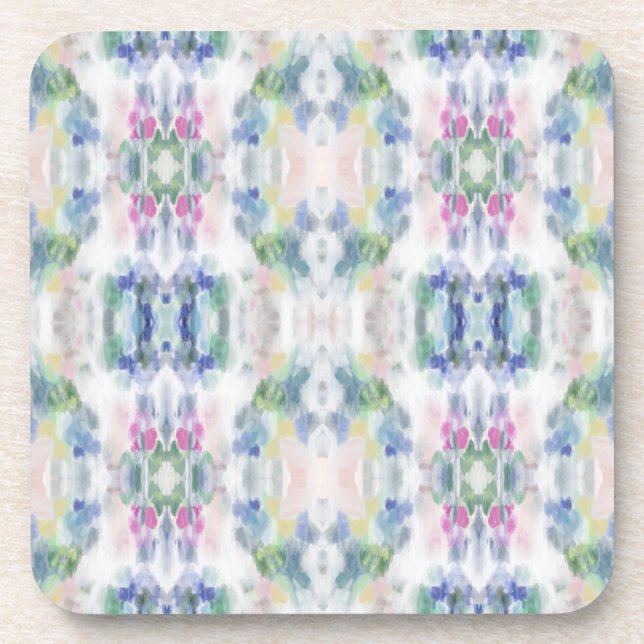 Abstrakt Art Plastic Untersetzer Set (Vorderseite)