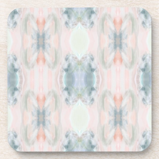 Abstrakt Art Plastic Untersetzer Set (Vorderseite)