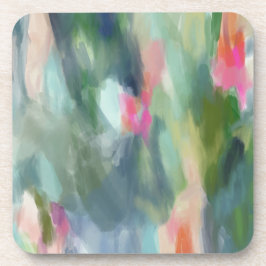 Abstrakt Art Plastic Untersetzer Set