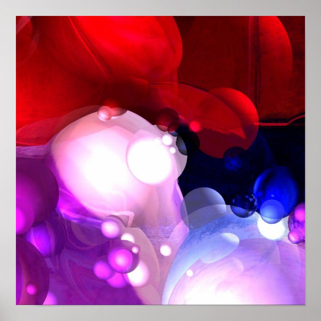 Abstrakt Art Poster Print (Vorne)