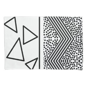 Abstrakt Art Pyramid Triangle Lines Muster Kissenbezug