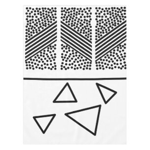 Abstrakt Art Pyramid Triangle Lines Muster Tischdecke
