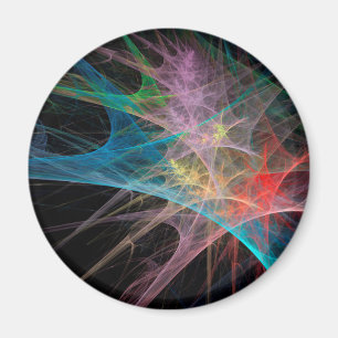 Abstrakt Art Rainbow Ice Magnet