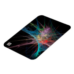 Abstrakt Art Rainbow Ice Magnet
