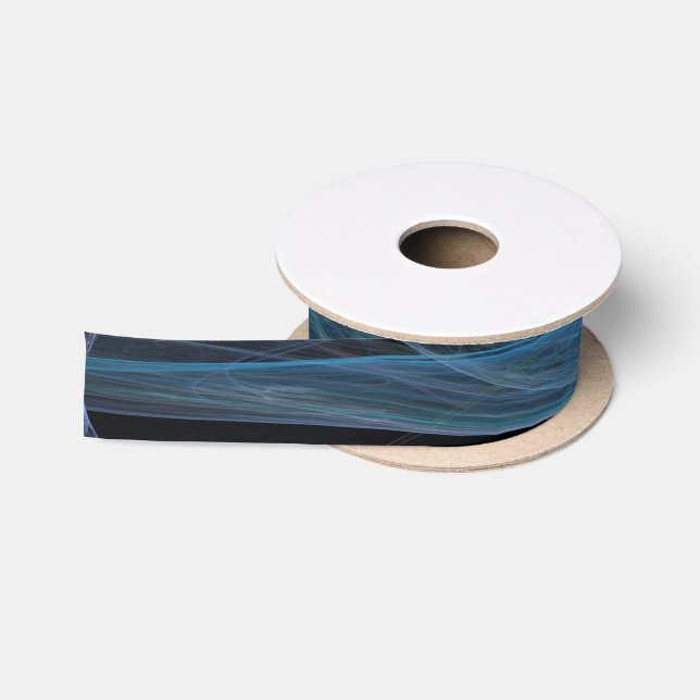 Abstrakt Art Rainbow Ice Satinband (Spule)