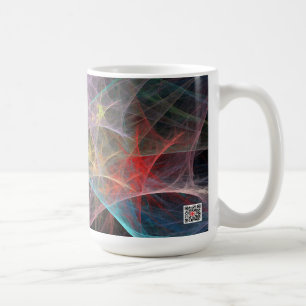 Abstrakt Art Rainbow Ice Tasse