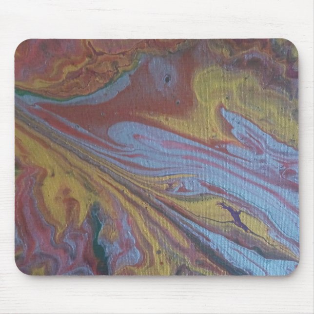 Abstrakt Art Rainbow Mousepad (Vorne)