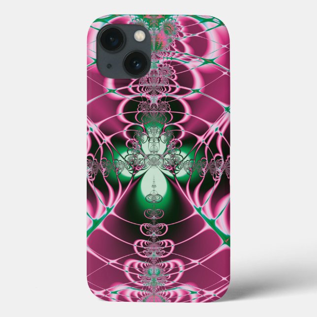 Abstrakt Art Red Blume Case-Mate iPhone Hülle (Rückseite)