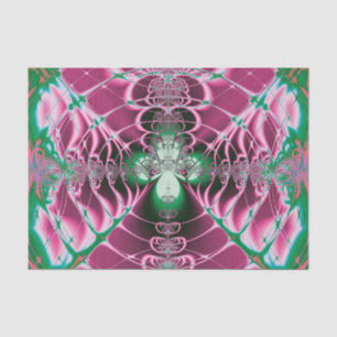 Abstrakt Art Red Blume Seidenpapier
