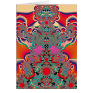 Abstrakt Art Red Mediation