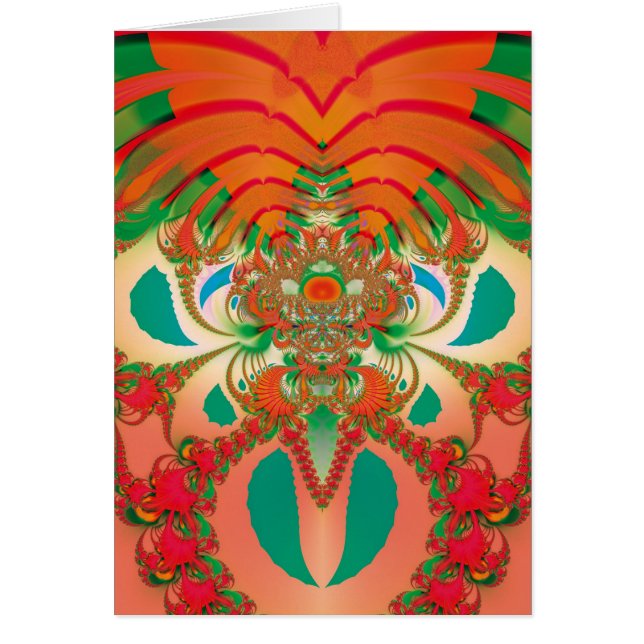 Abstrakt Art Red Owl (Vorne)