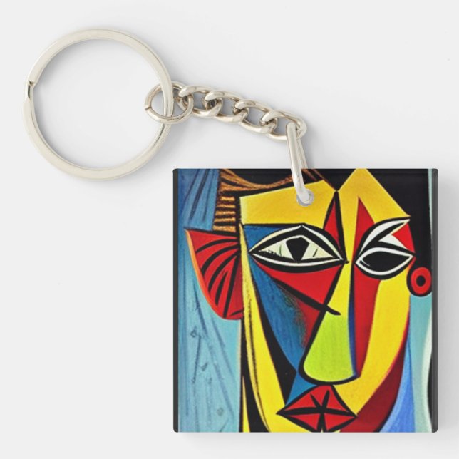 Abstrakt Art Schlüsselanhänger (Vorderseite)