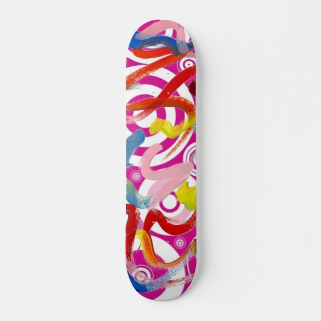 Abstrakt Art Skateboard (Vorne)