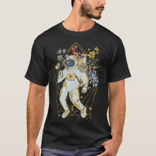 Abstrakt Art Space Astronautendesign T-Shirt