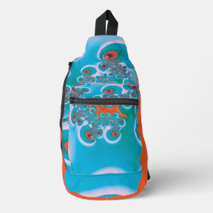 Abstrakt Art Spring Garden Crossbody Bag