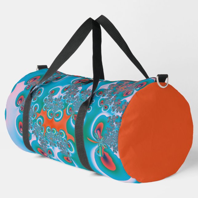 Abstrakt Art Spring Garden Duffle Bag (Linke Ecke)