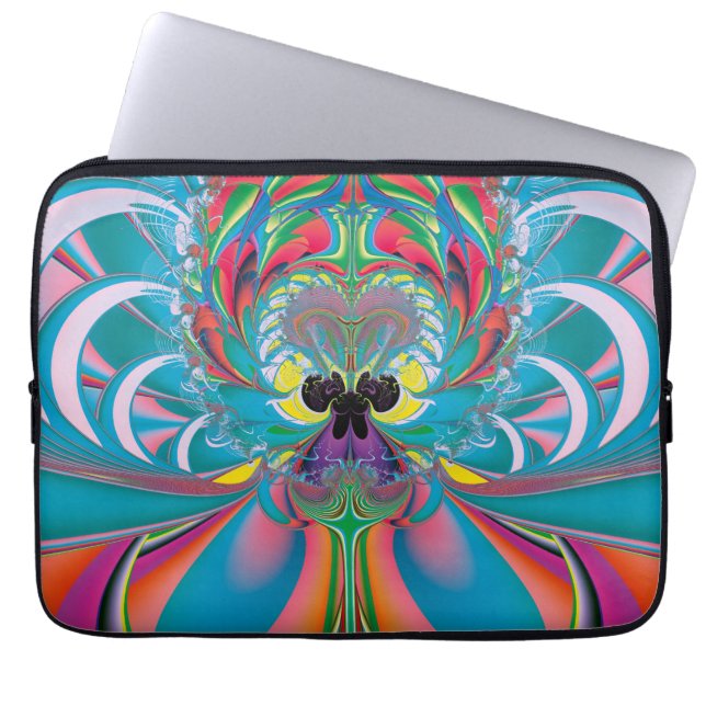 Abstrakt Art Summer Butterfly Laptopschutzhülle (Vorderseite)