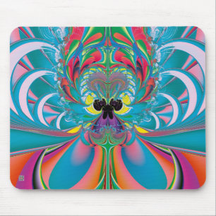Abstrakt Art Summer Butterfly Mousepad
